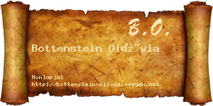 Bottenstein Olívia névjegykártya